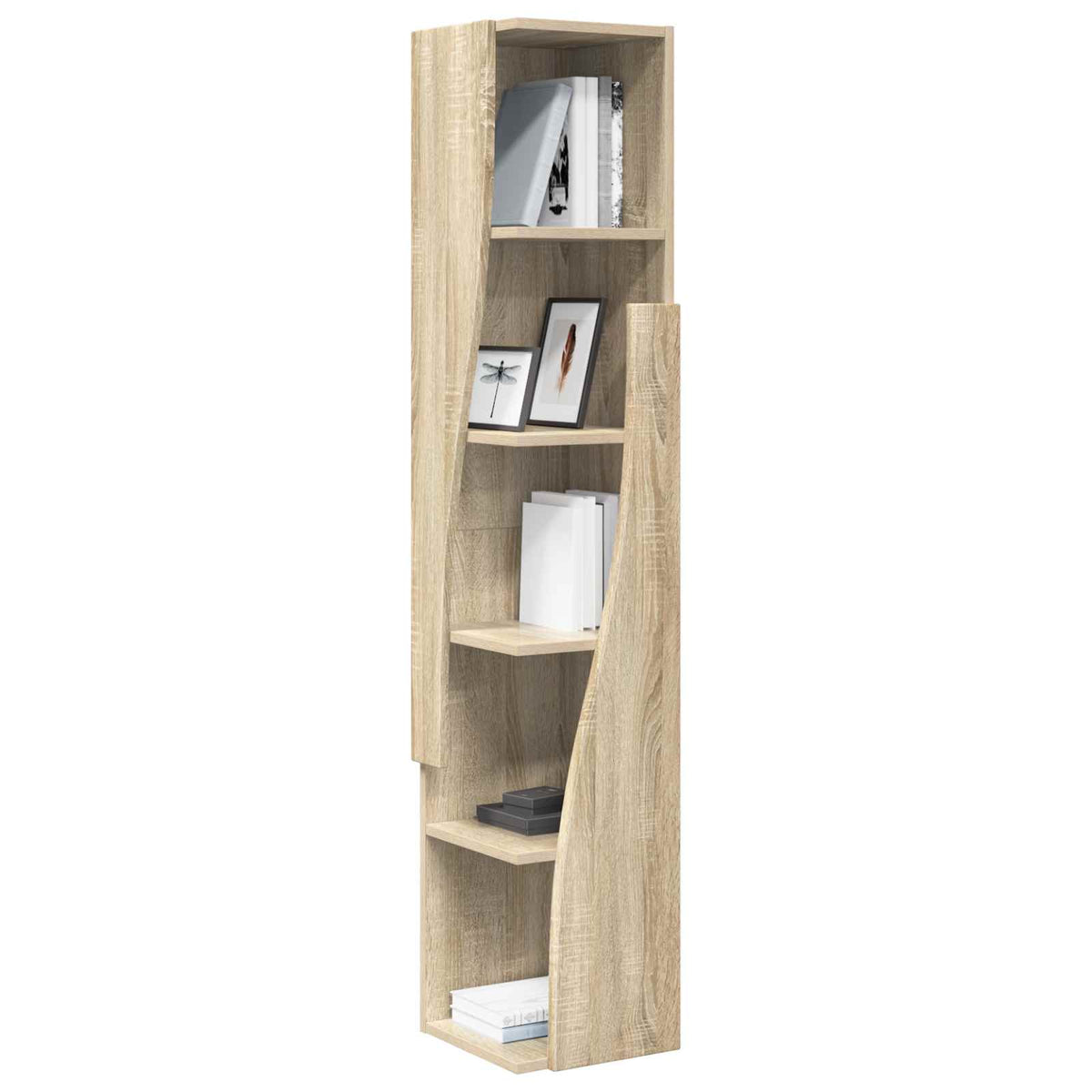 Corner Cabinet Sonoma Oak 27,5x27x140cm Engineered Wood