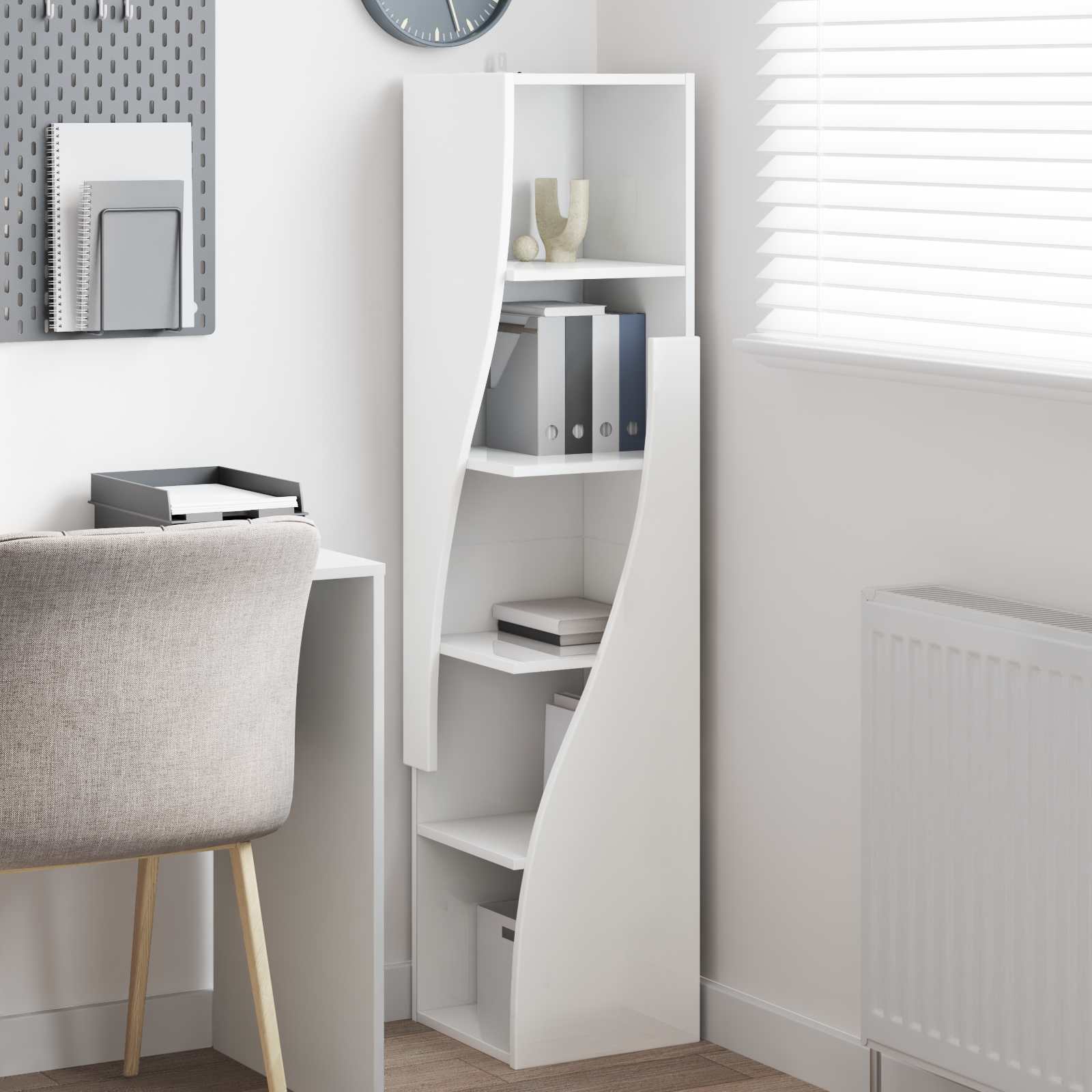 Corner Cabinet 32x32x140cm Engineered Wood