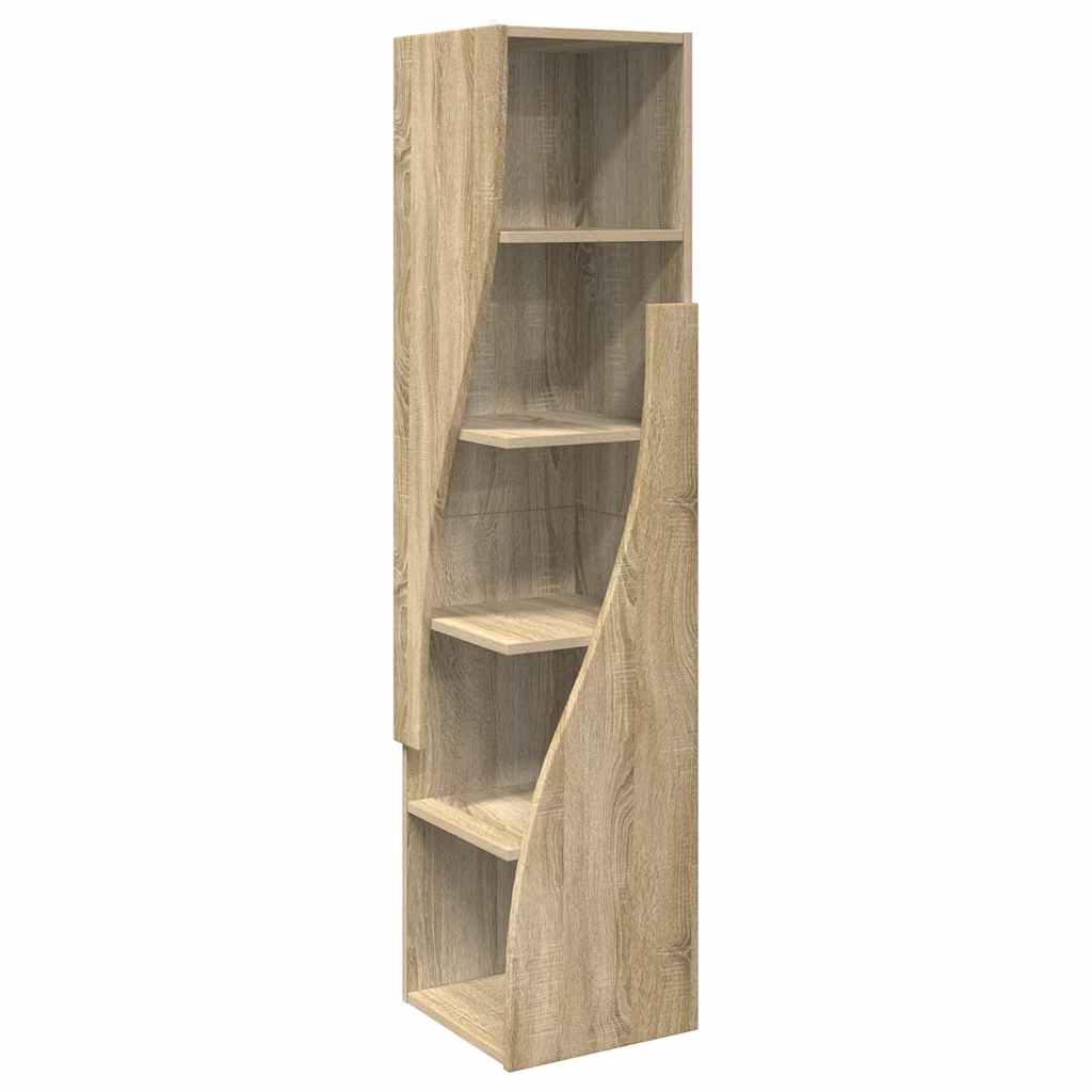 Corner Cabinet Sonoma Oak 32x32x140cm Engineered Wood