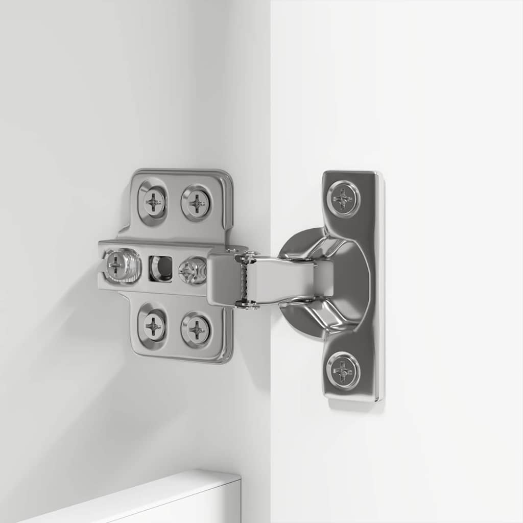 Bathroom Furniture Set with Drawer 4 pcs White Engineered Wood