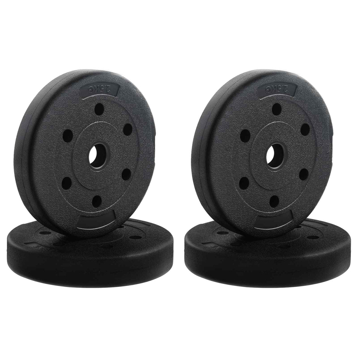 4-in-1 Dumbbell Set 30kg Black and Red Cement and Iron Sand