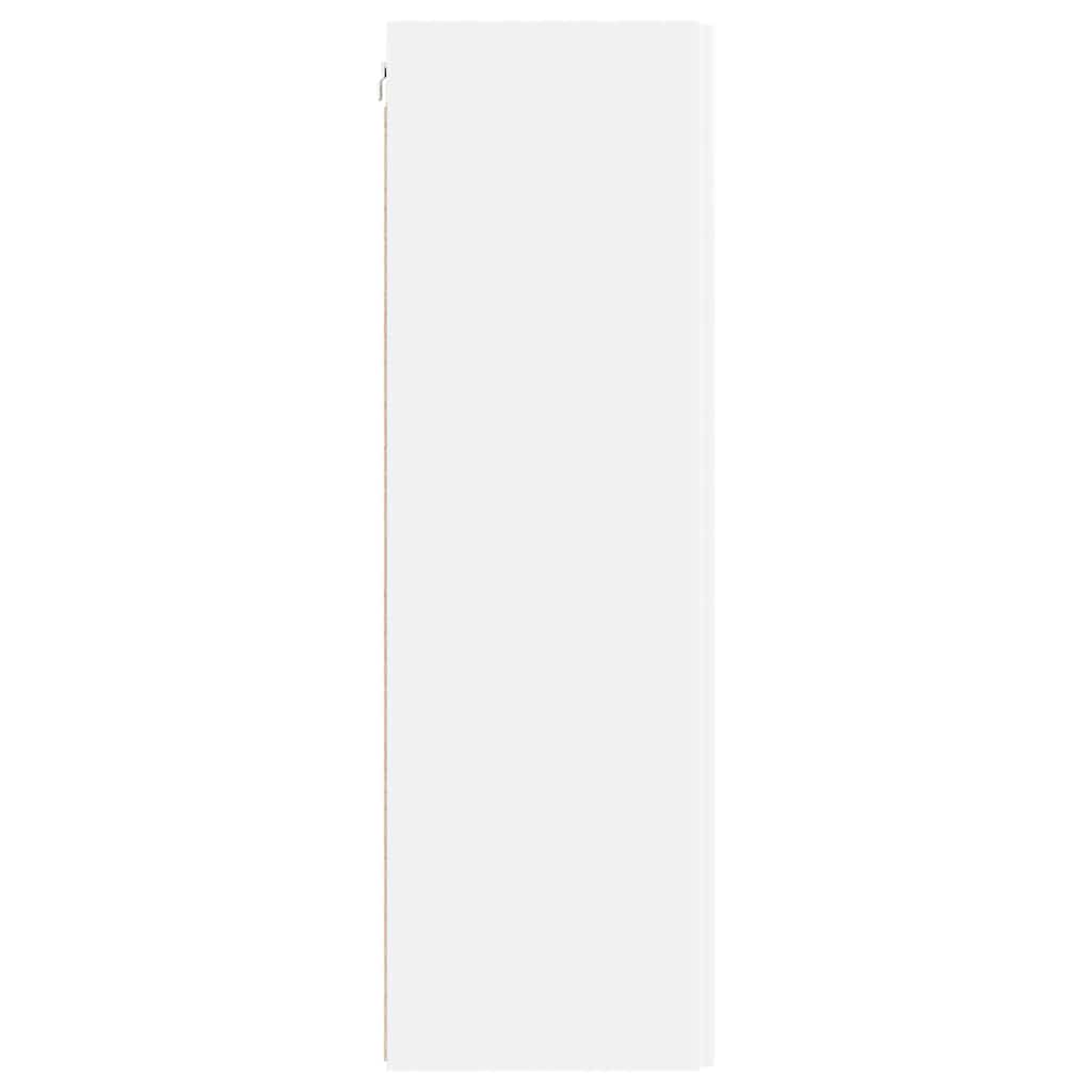 TV Wall Cabinet 2 pcs White 30 x 31 x 100 cm Engineered Wood