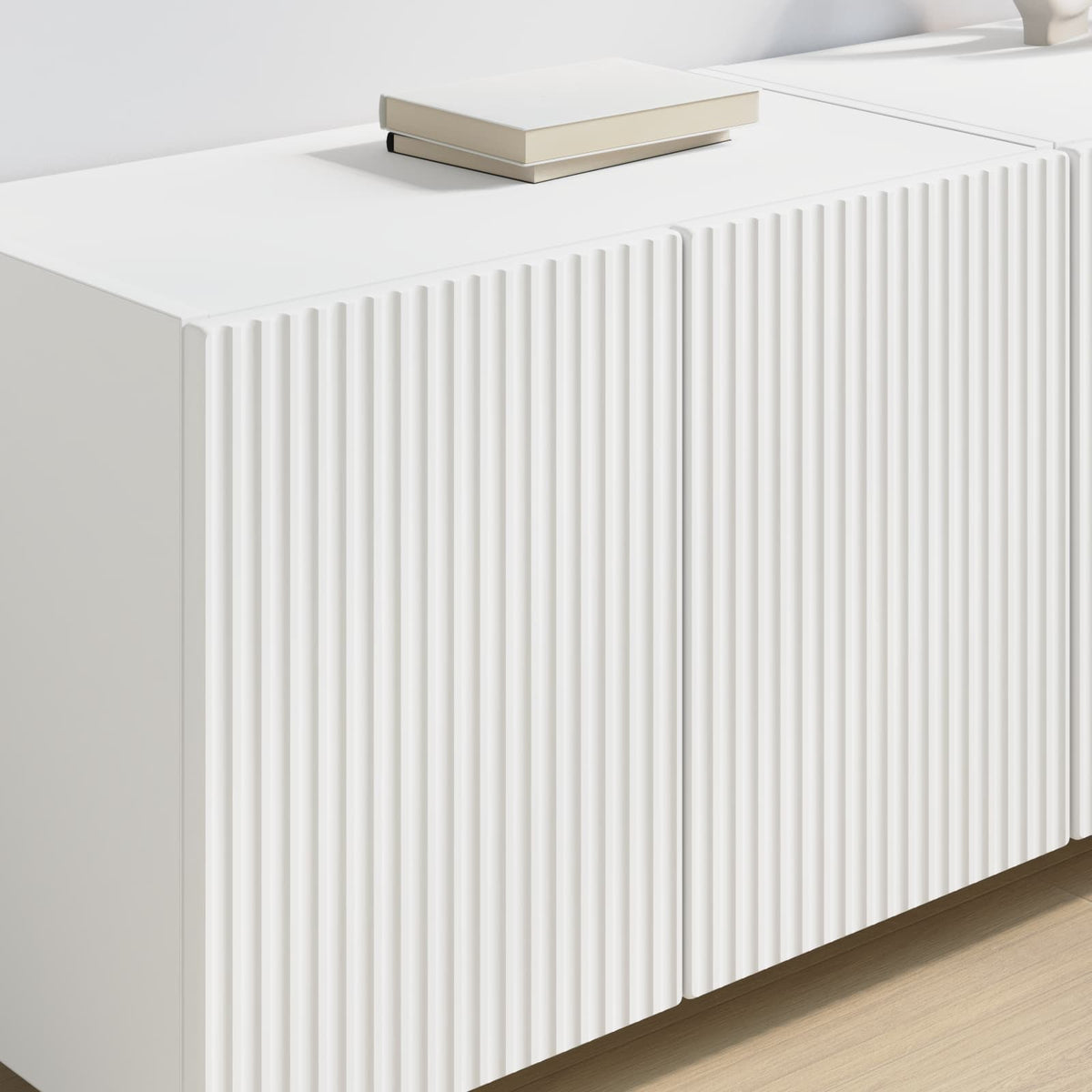 TV Wall Cabinet 2 pcs White 59,5 x 31 x 40 cm Engineered Wood