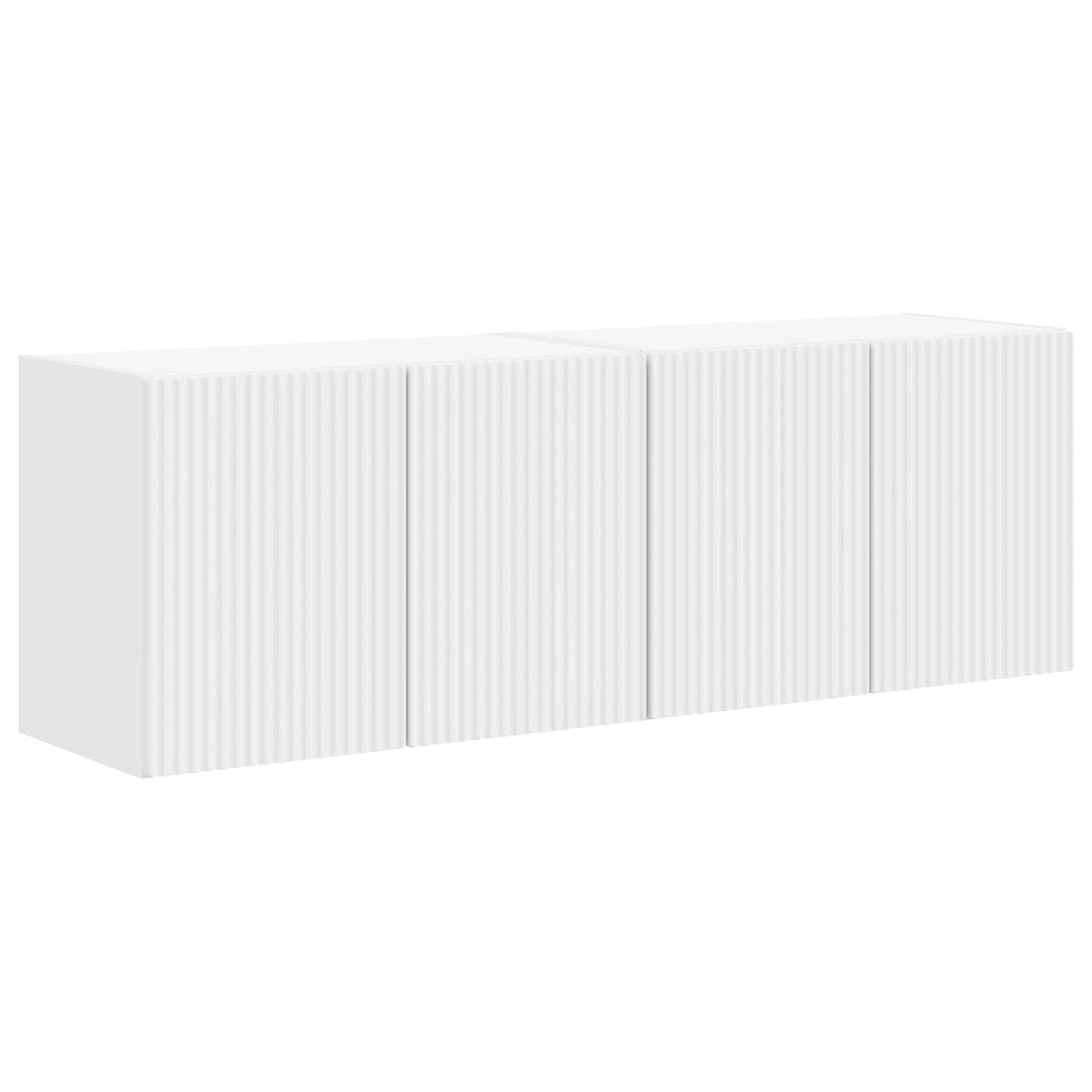 TV Wall Cabinet 2 pcs White 59,5 x 31 x 40 cm Engineered Wood