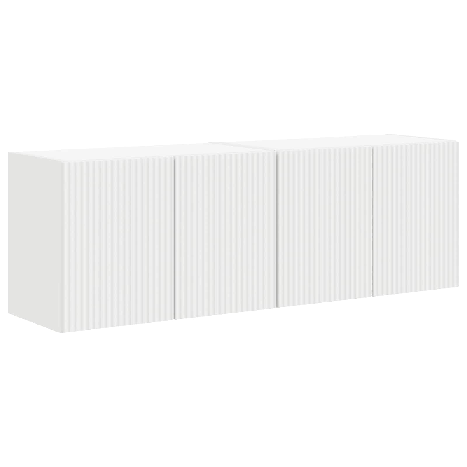 TV Wall Cabinet 2 pcs White 59,5 x 31 x 40 cm Engineered Wood