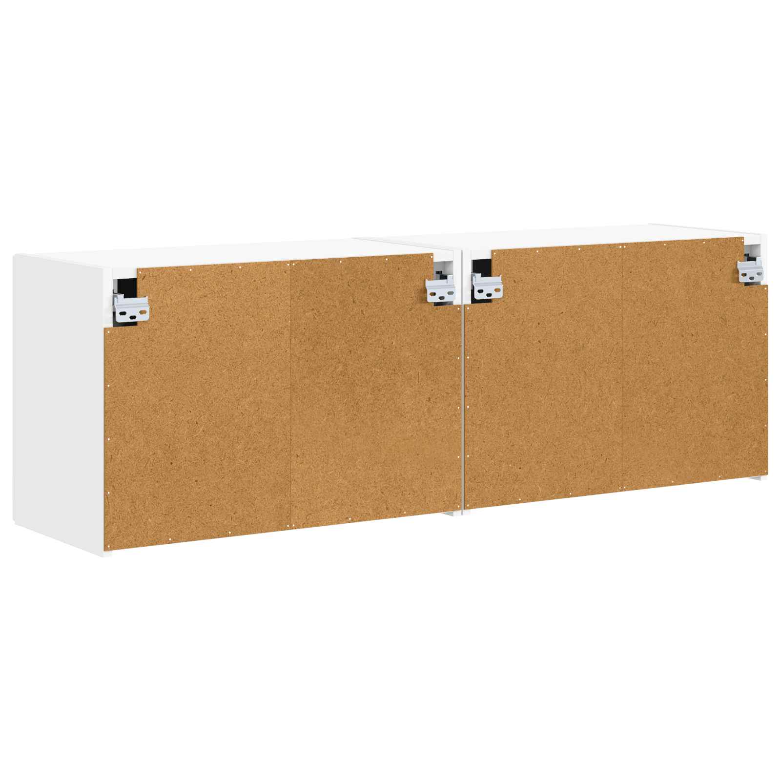 TV Wall Cabinet 2 pcs White 59,5 x 31 x 40 cm Engineered Wood