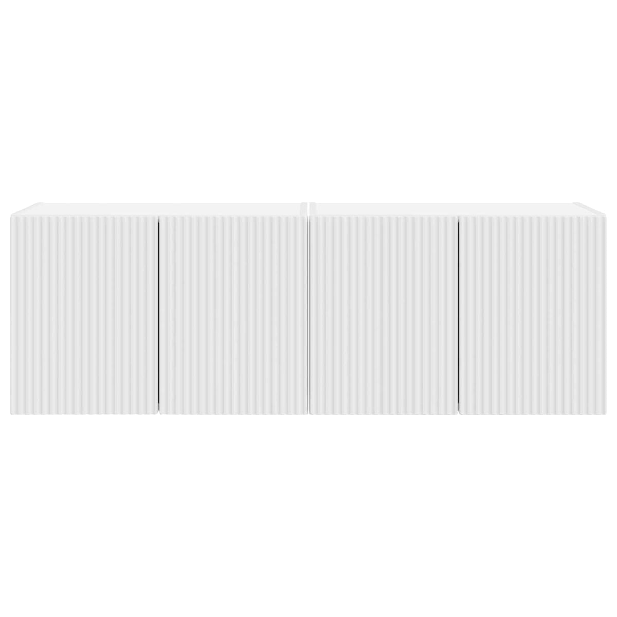 TV Wall Cabinet 2 pcs White 59,5 x 31 x 40 cm Engineered Wood