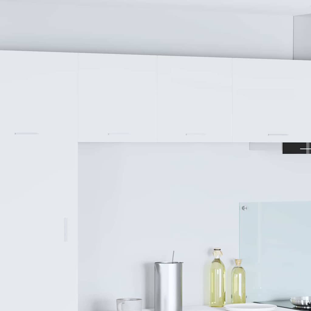 Hanging Cabinet with Door White 40 x 31 x 40 cm Engineered Wood