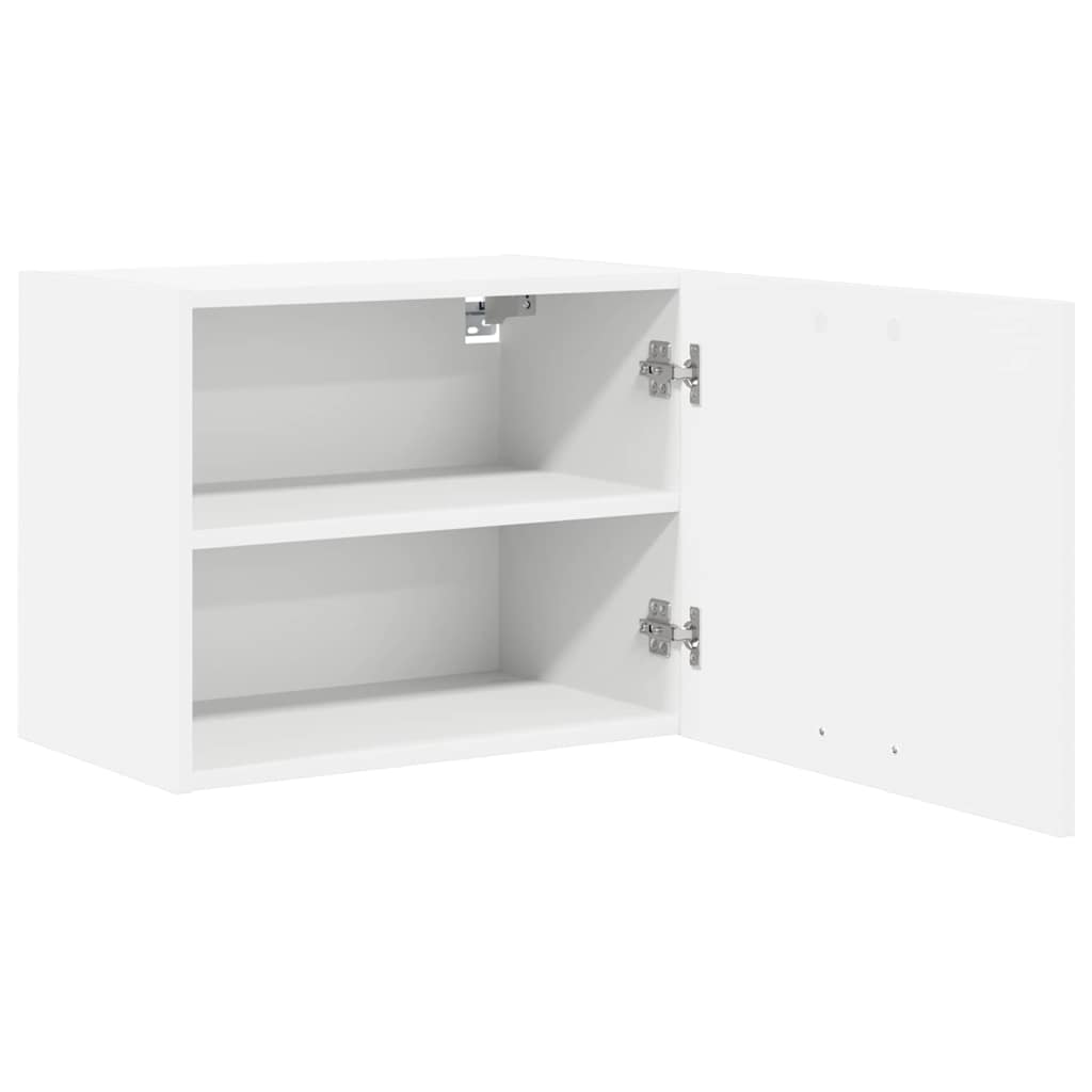 Hanging Cabinet with Door White 50 x 31 x 40 cm Engineered Wood