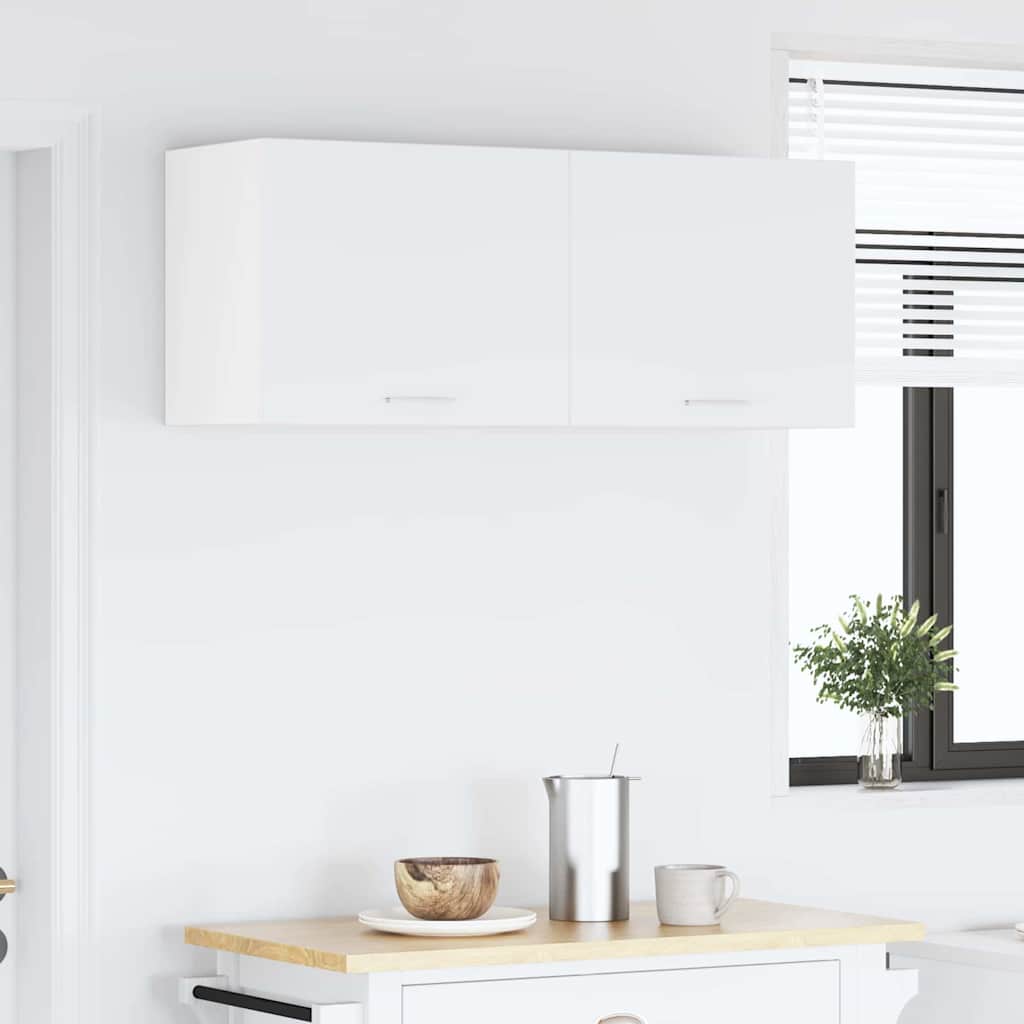 Hanging Cabinet 2 pcs White 50 x 31 x 40 cm Engineered Wood