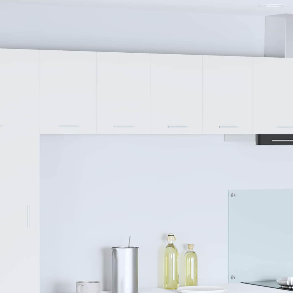 Hanging Cabinet 2 pcs White 60 x 31 x 40 cm Engineered Wood