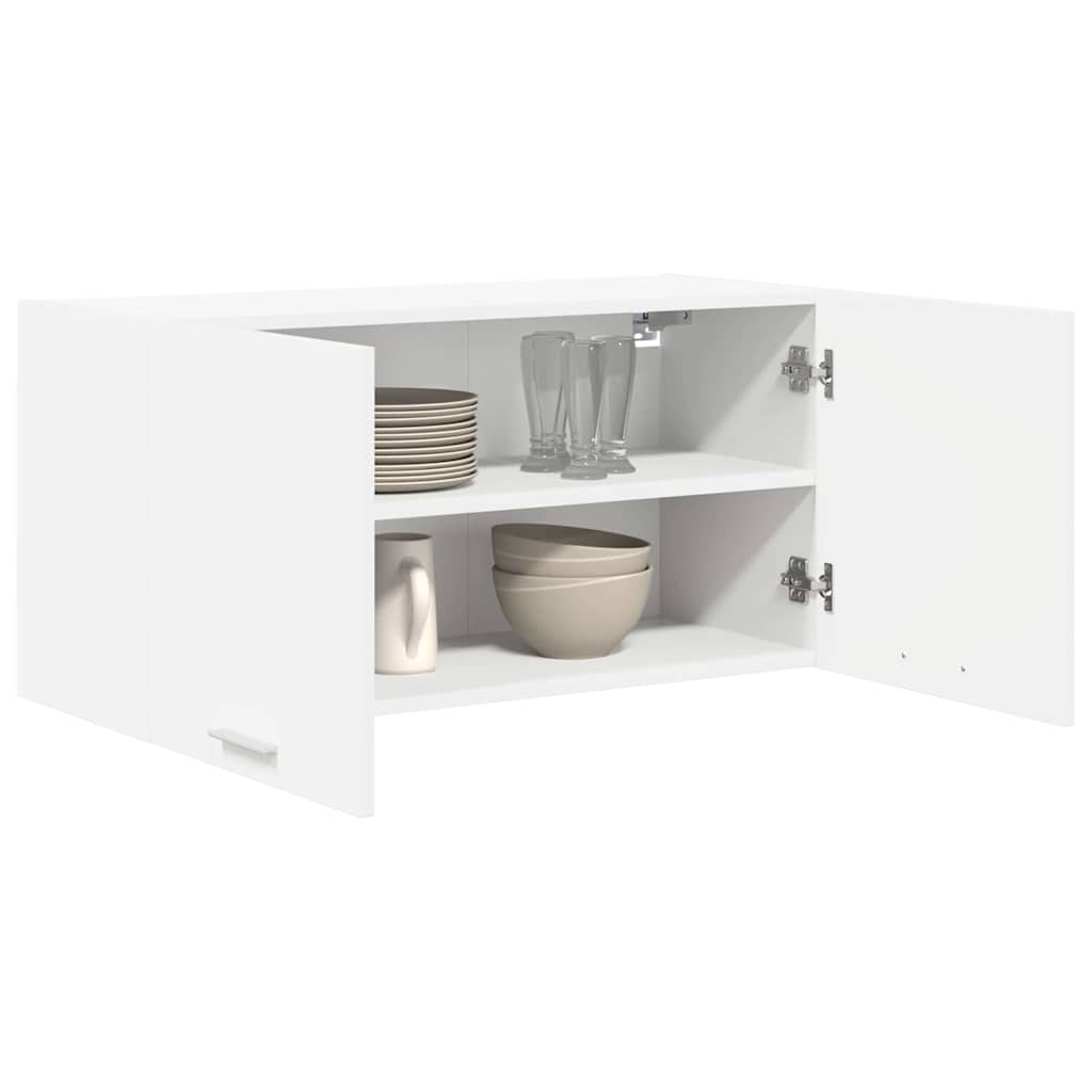 Hanging Cabinet with Door White 80 x 31 x 40 cm Engineered Wood