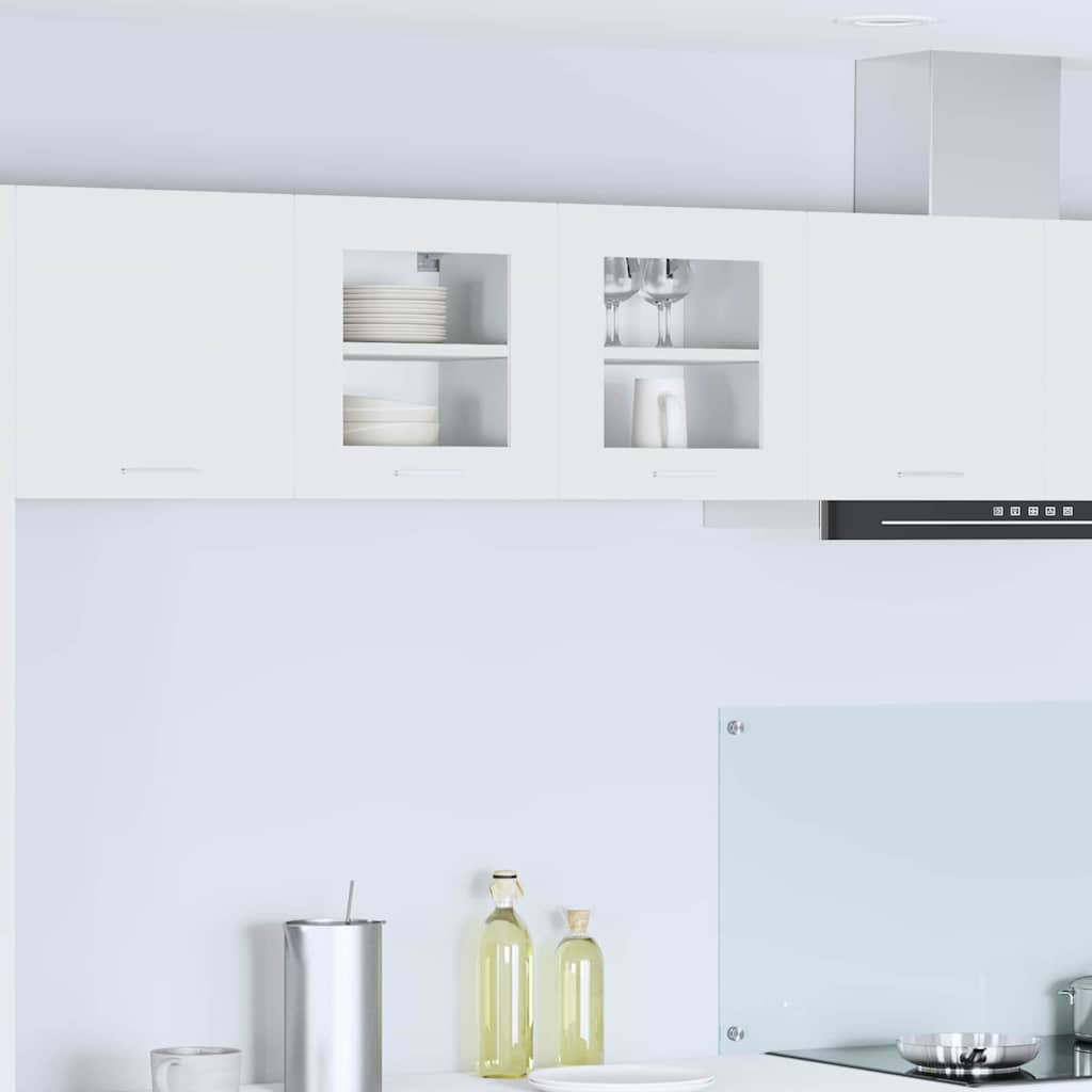 Hanging Cabinet 2 pcs White 40 x 31 x 40 cm Engineered Wood