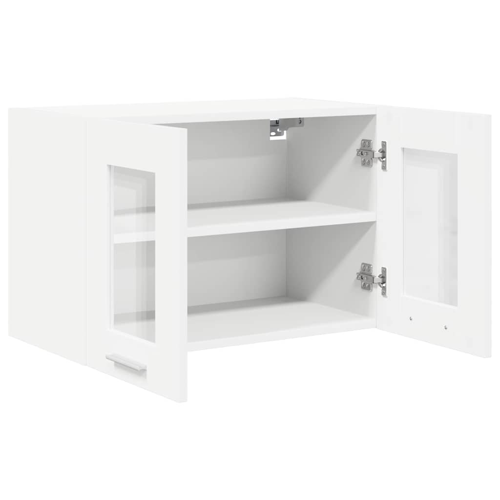 Hanging Cabinet with Door White 60 x 31 x 40 cm Engineered Wood