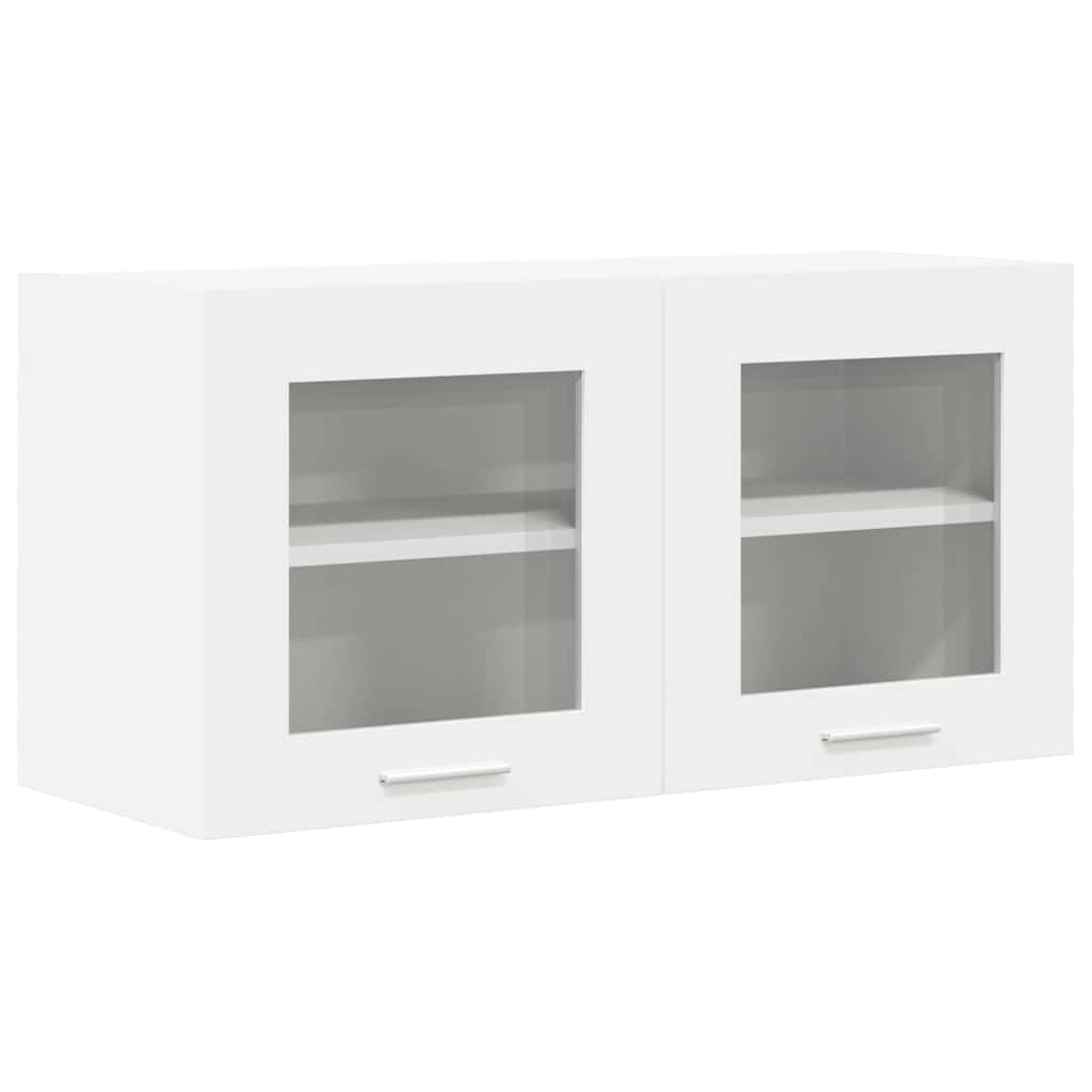 Hanging Cabinet with Door White 80 x 31 x 40 cm Engineered Wood
