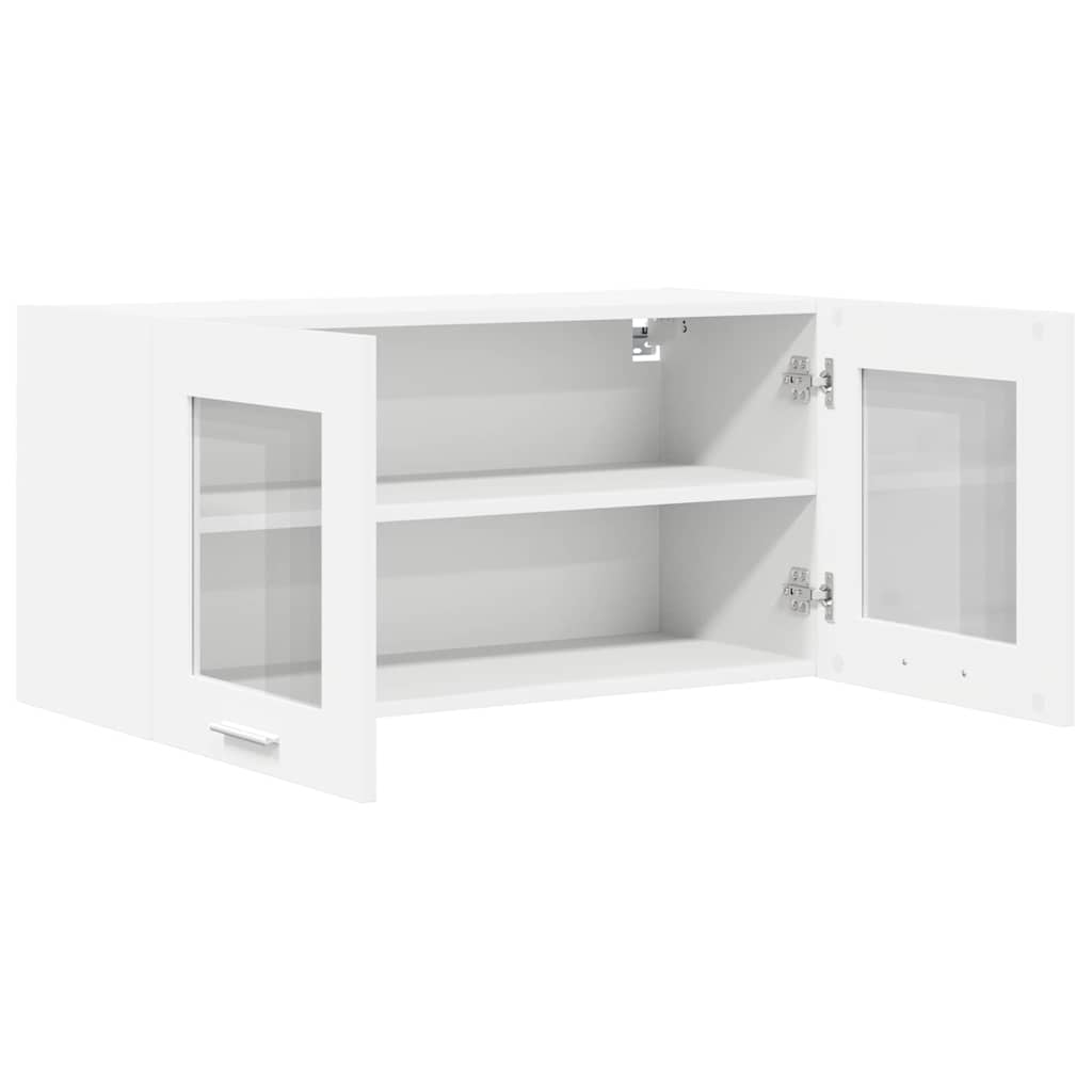 Hanging Cabinet with Door White 80 x 31 x 40 cm Engineered Wood
