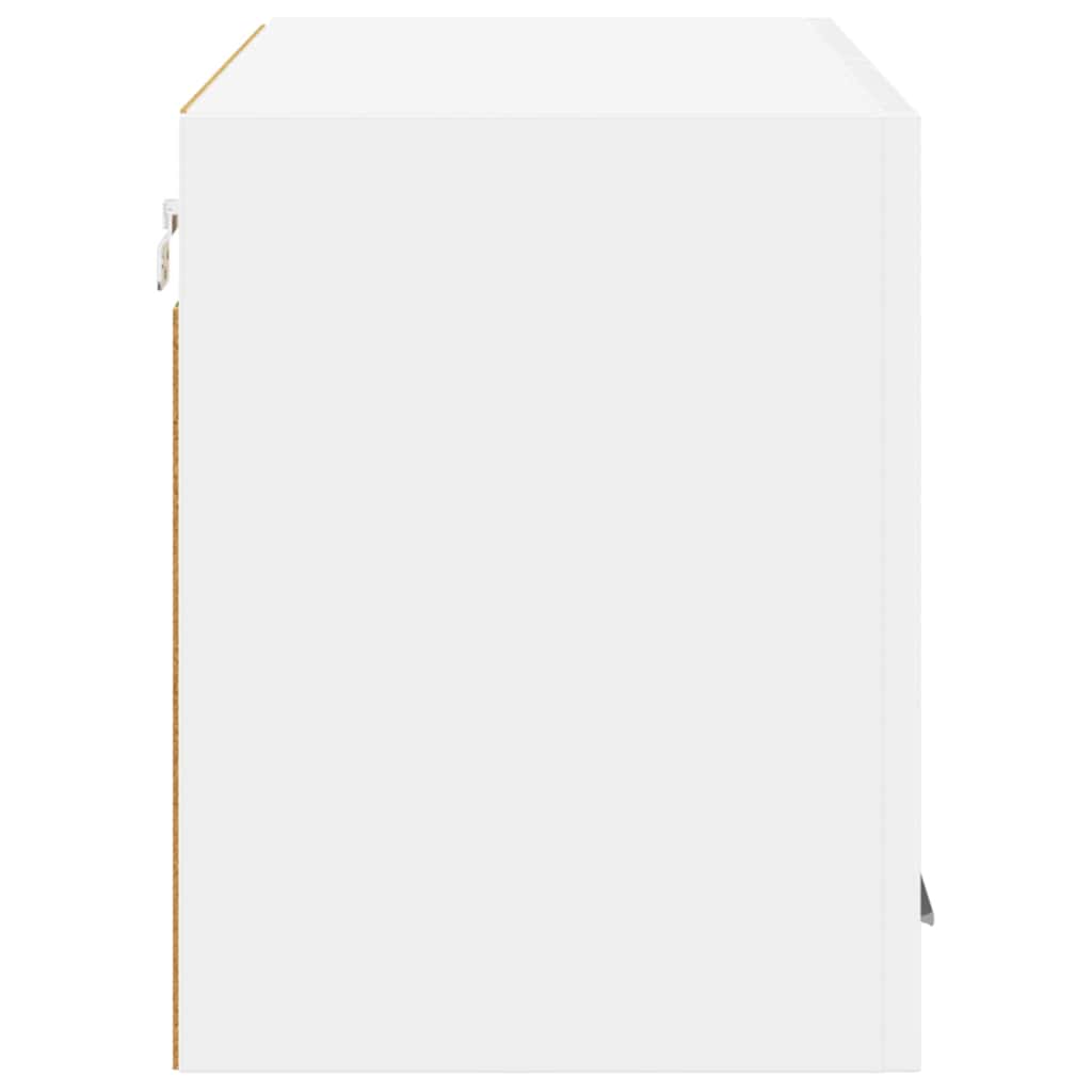 Hanging Cabinet with Door White 80 x 31 x 40 cm Engineered Wood