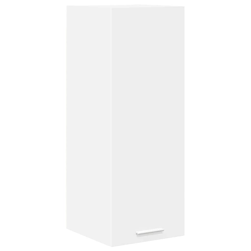Hanging Cabinet with Door White 30 x 31 x 80 cm Engineered Wood