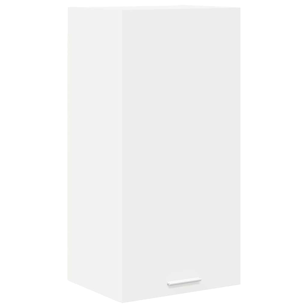 Hanging Cabinet with Door White 40 x 31 x 80 cm Engineered Wood