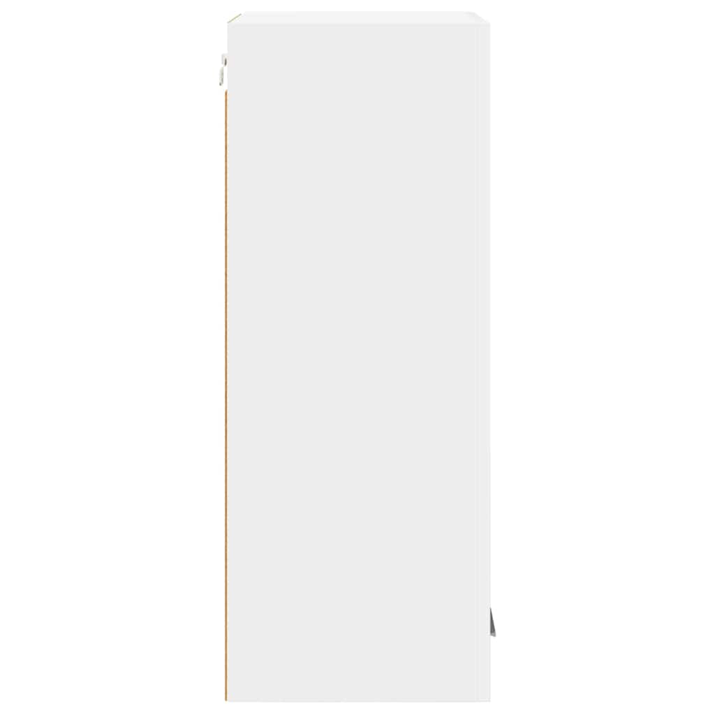 Hanging Cabinet with Door White 40 x 31 x 80 cm Engineered Wood