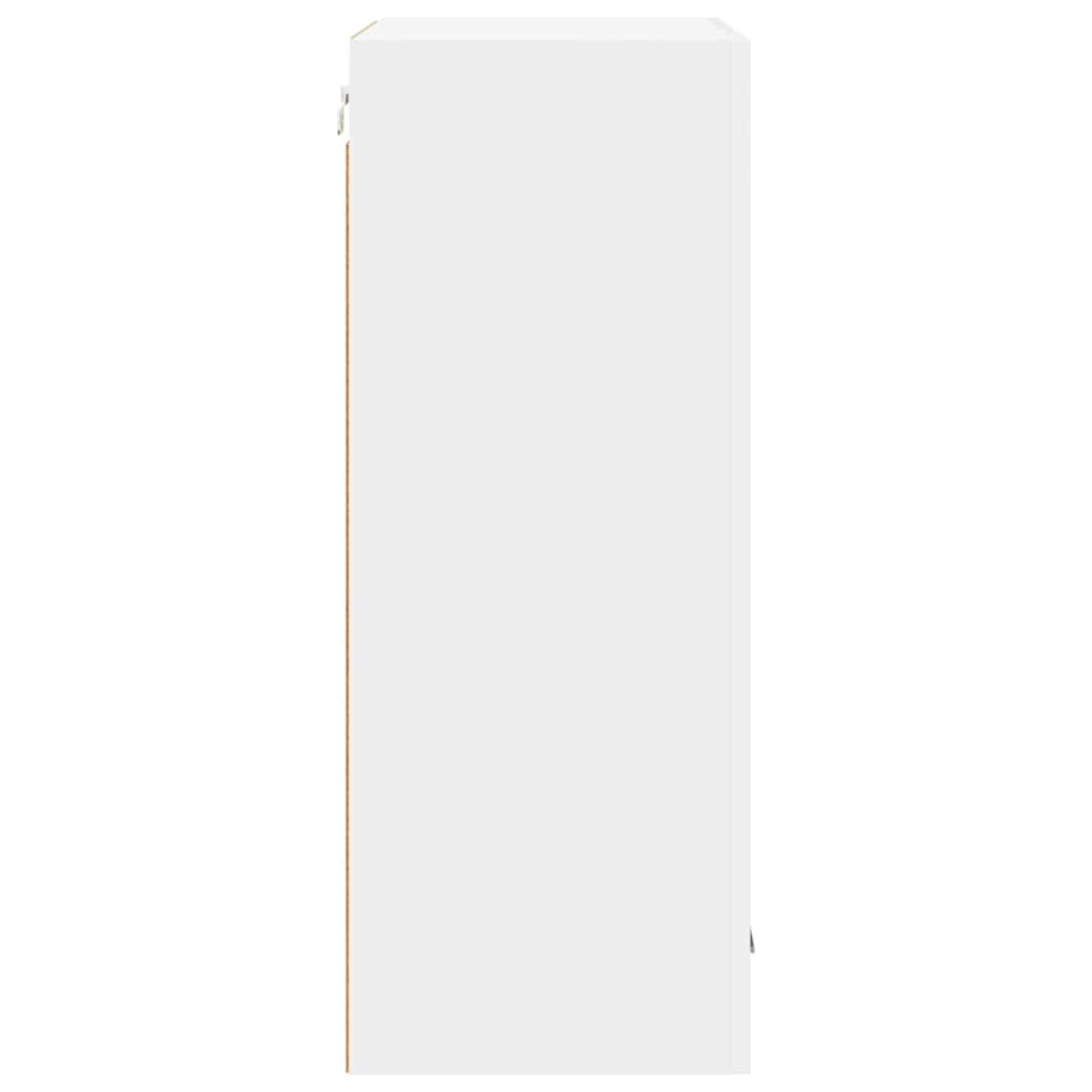 Hanging Cabinet with Door White 50 x 31 x 80 cm Engineered Wood