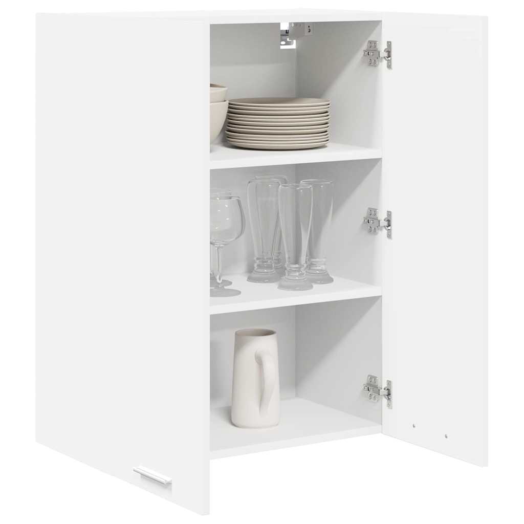 Hanging Cabinet with Door White 60 x 31 x 80 cm Engineered Wood