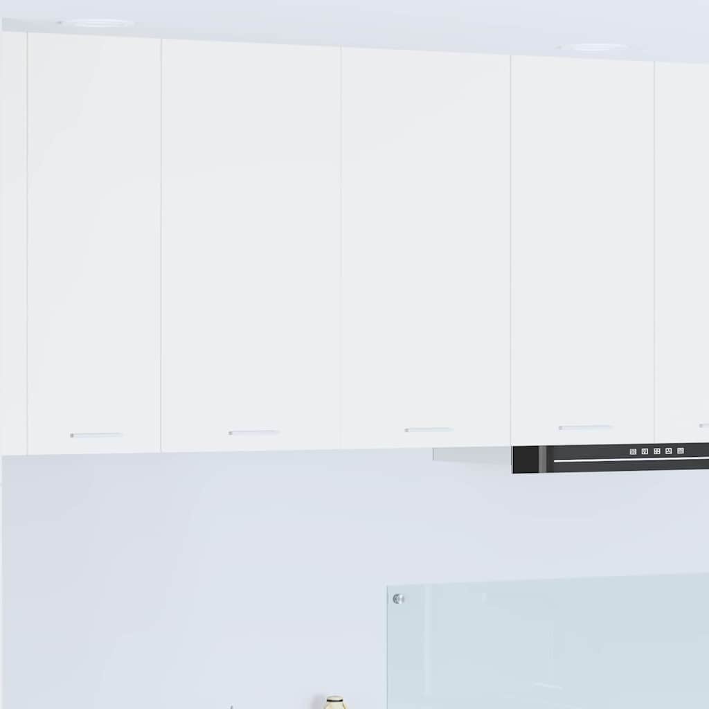 Hanging Cabinet with Door White 80 x 31 x 80 cm Engineered Wood