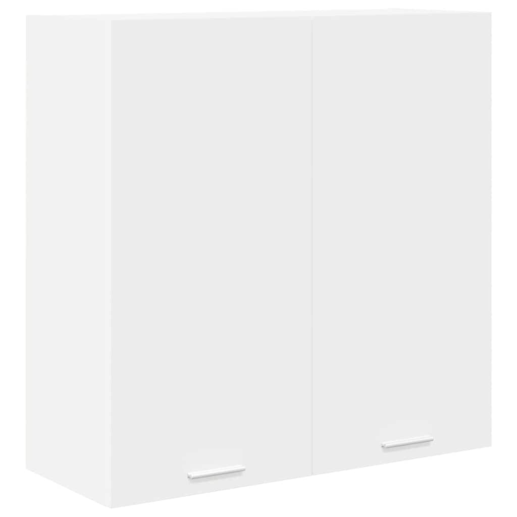 Hanging Cabinet with Door White 80 x 31 x 80 cm Engineered Wood