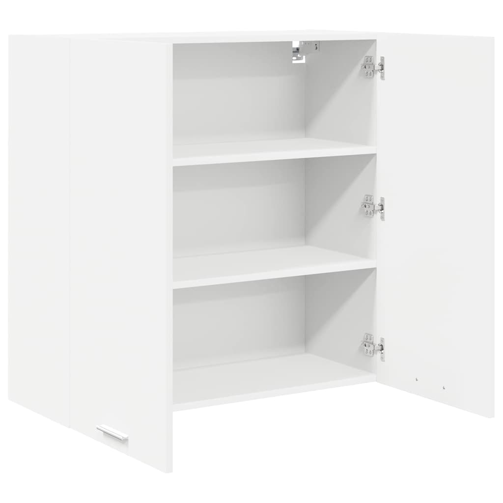 Hanging Cabinet with Door White 80 x 31 x 80 cm Engineered Wood
