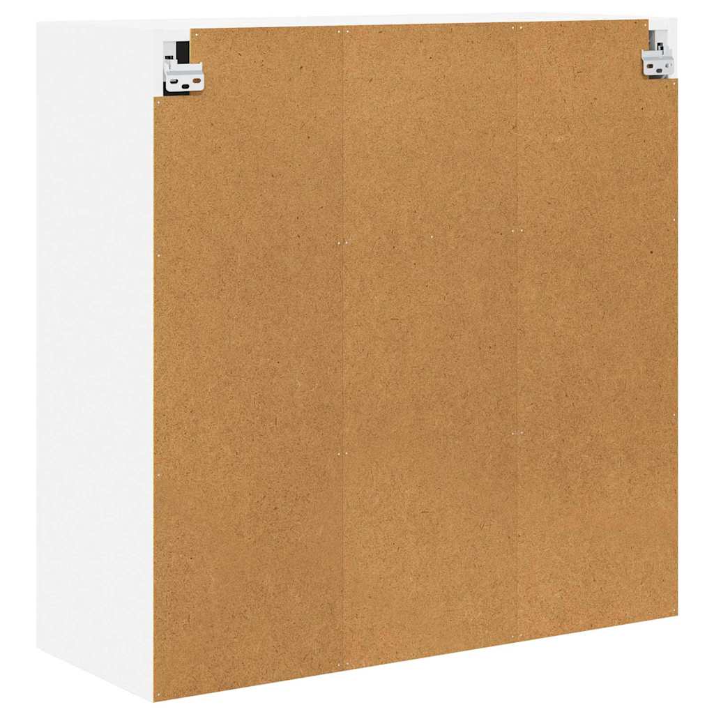 Hanging Cabinet with Door White 80 x 31 x 80 cm Engineered Wood