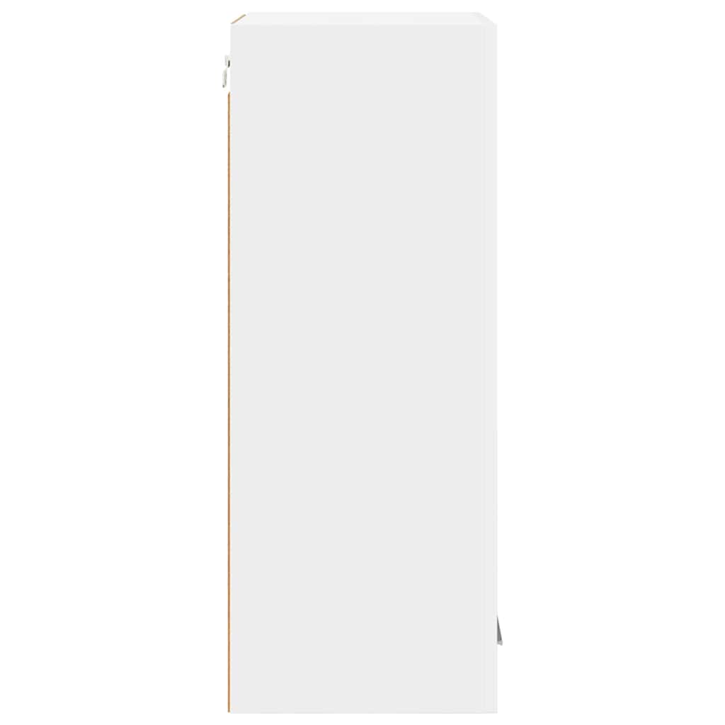 Hanging Cabinet with Door White 40 x 31 x 80 cm Engineered Wood