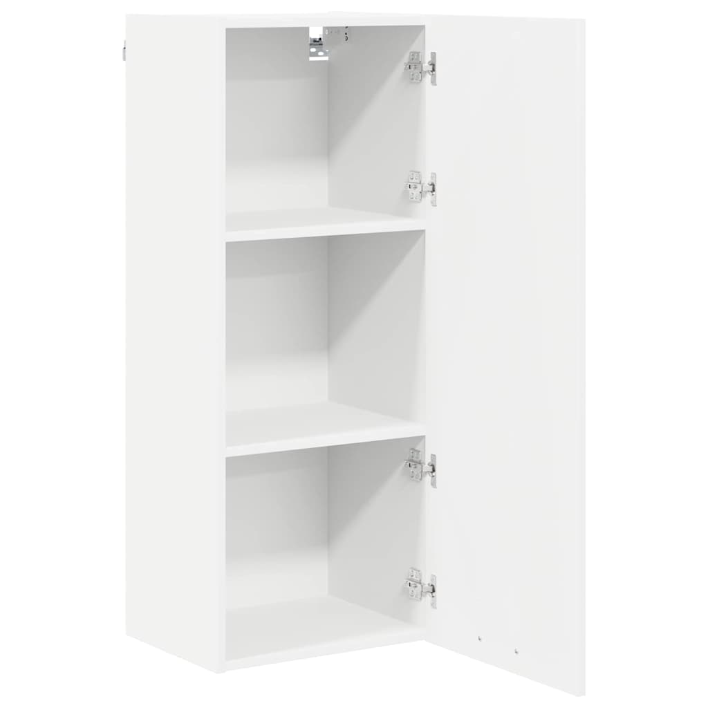 Hanging Cabinet White 40 x 31 x 100 cm Engineered Wood