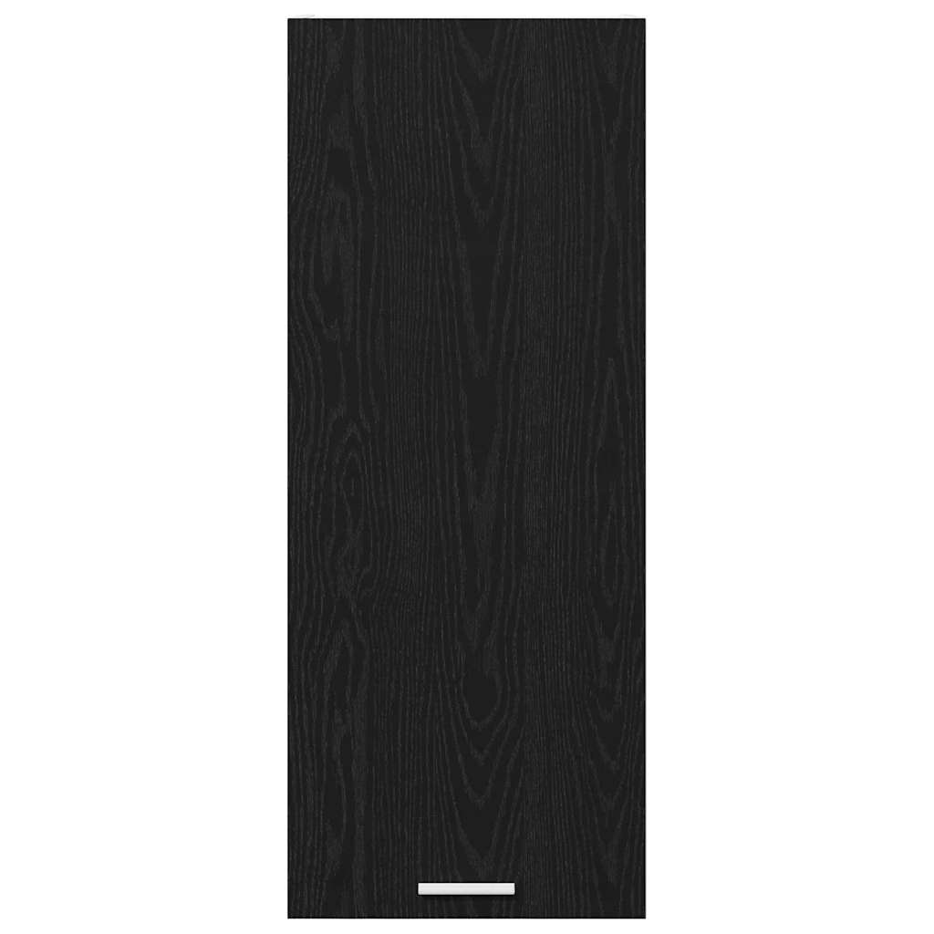 Hanging Cabinet Black Oak 40 x 31 x 100 cm Engineered Wood