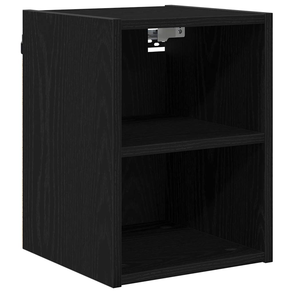 Hanging Cabinet Black Oak 30 x 29,5 x 40 cm Engineered Wood