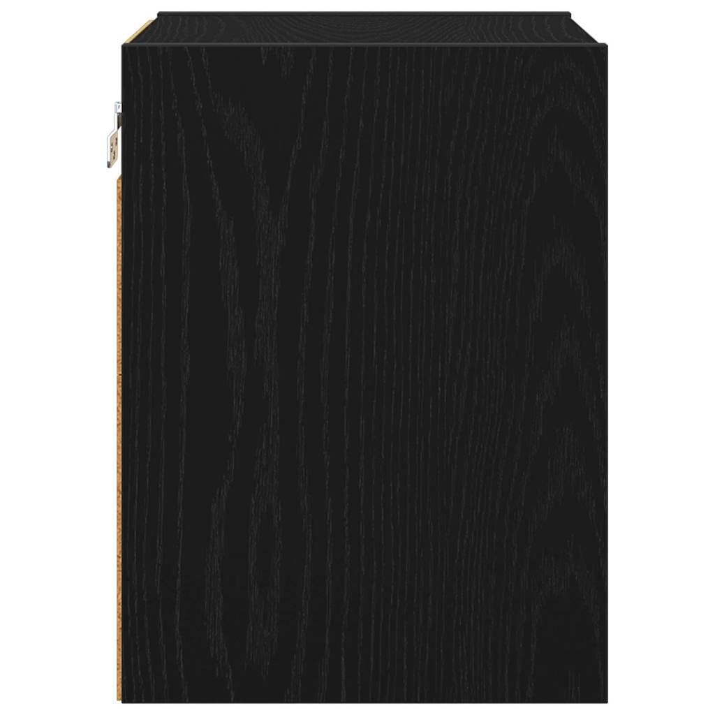 Hanging Cabinet Black Oak 30 x 29,5 x 40 cm Engineered Wood