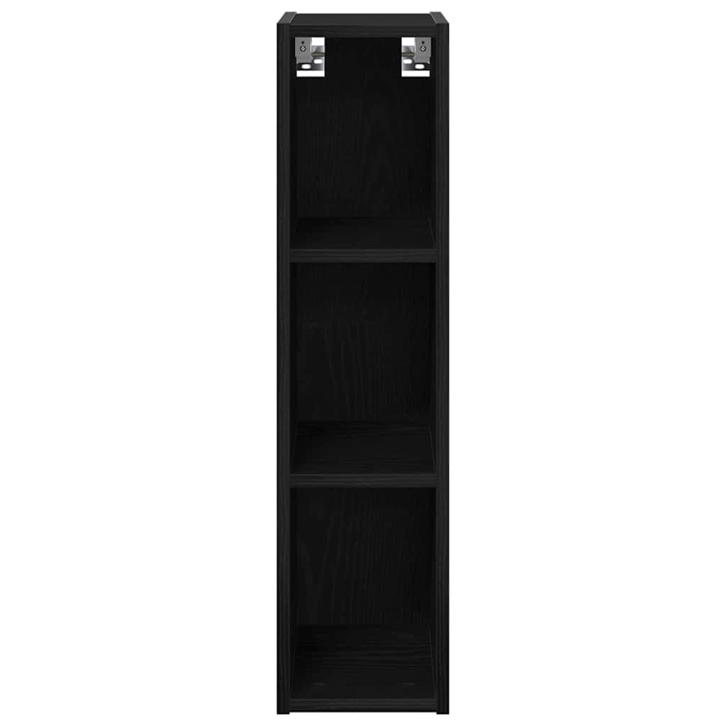 Hanging Cabinet Black Oak 20 x 29,5 x 80 cm Engineered Wood