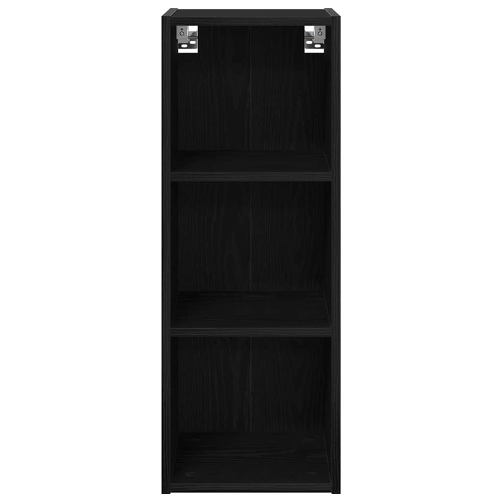 Hanging Cabinet Black Oak 30 x 29,5 x 80 cm Engineered Wood