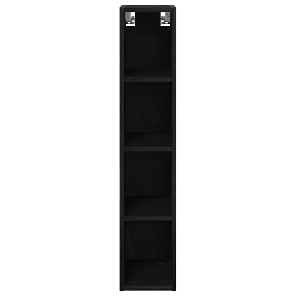 Hanging Cabinet Black Oak 20 x 29,5 x 100 cm Engineered Wood