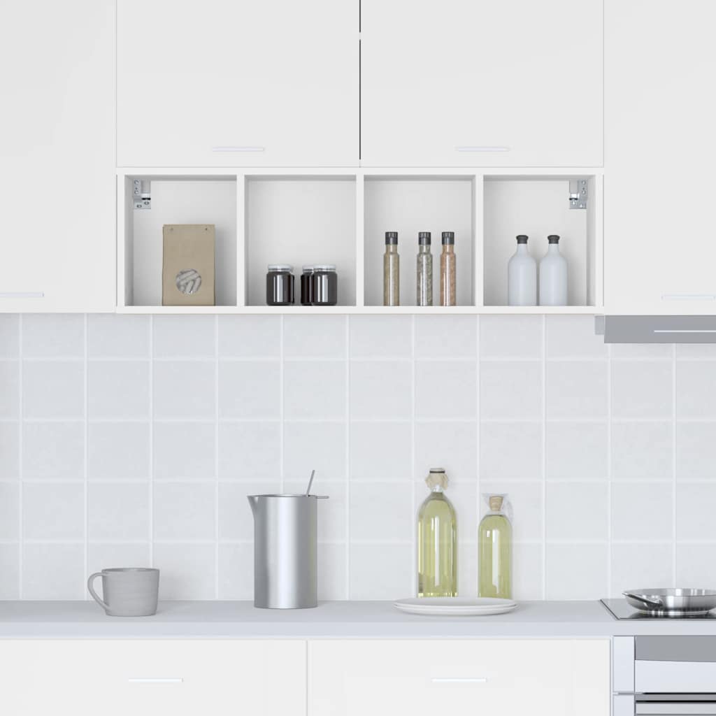 Hanging Cabinet White 30 x 29,5 x 100 cm Engineered Wood