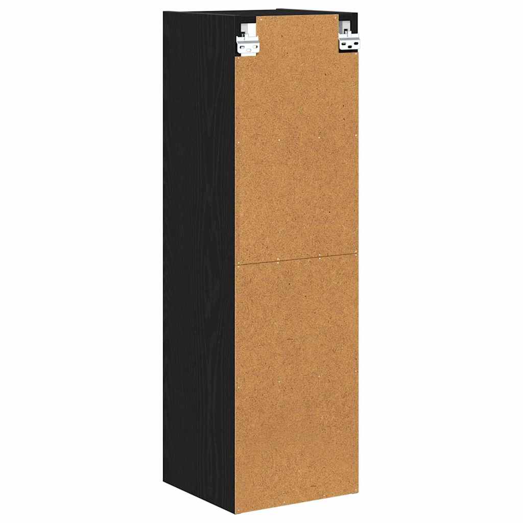 Hanging Cabinet Black Oak 30 x 29,5 x 100 cm Engineered Wood