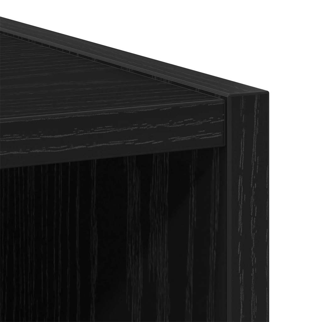 Hanging Cabinet Black Oak 40 x 29,5 x 100 cm Engineered Wood