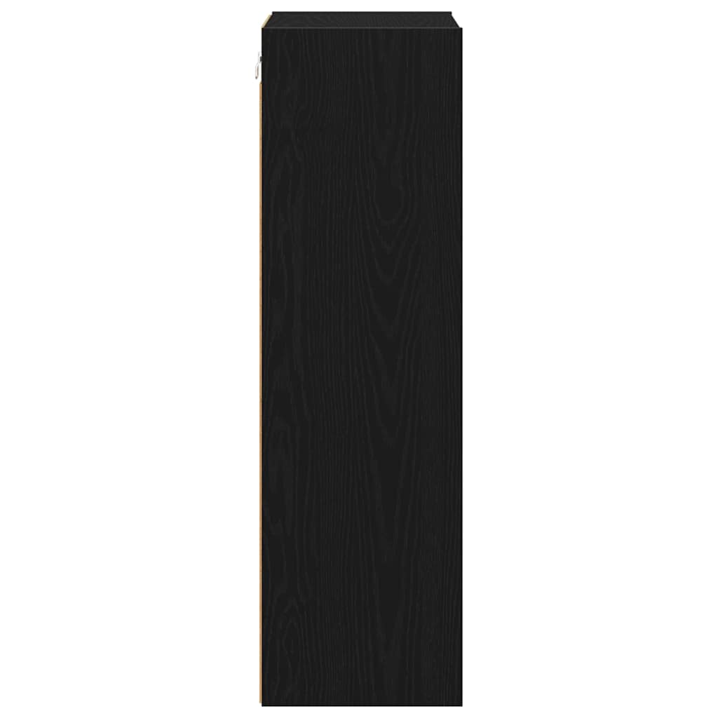 Hanging Cabinet Black Oak 40 x 29,5 x 100 cm Engineered Wood