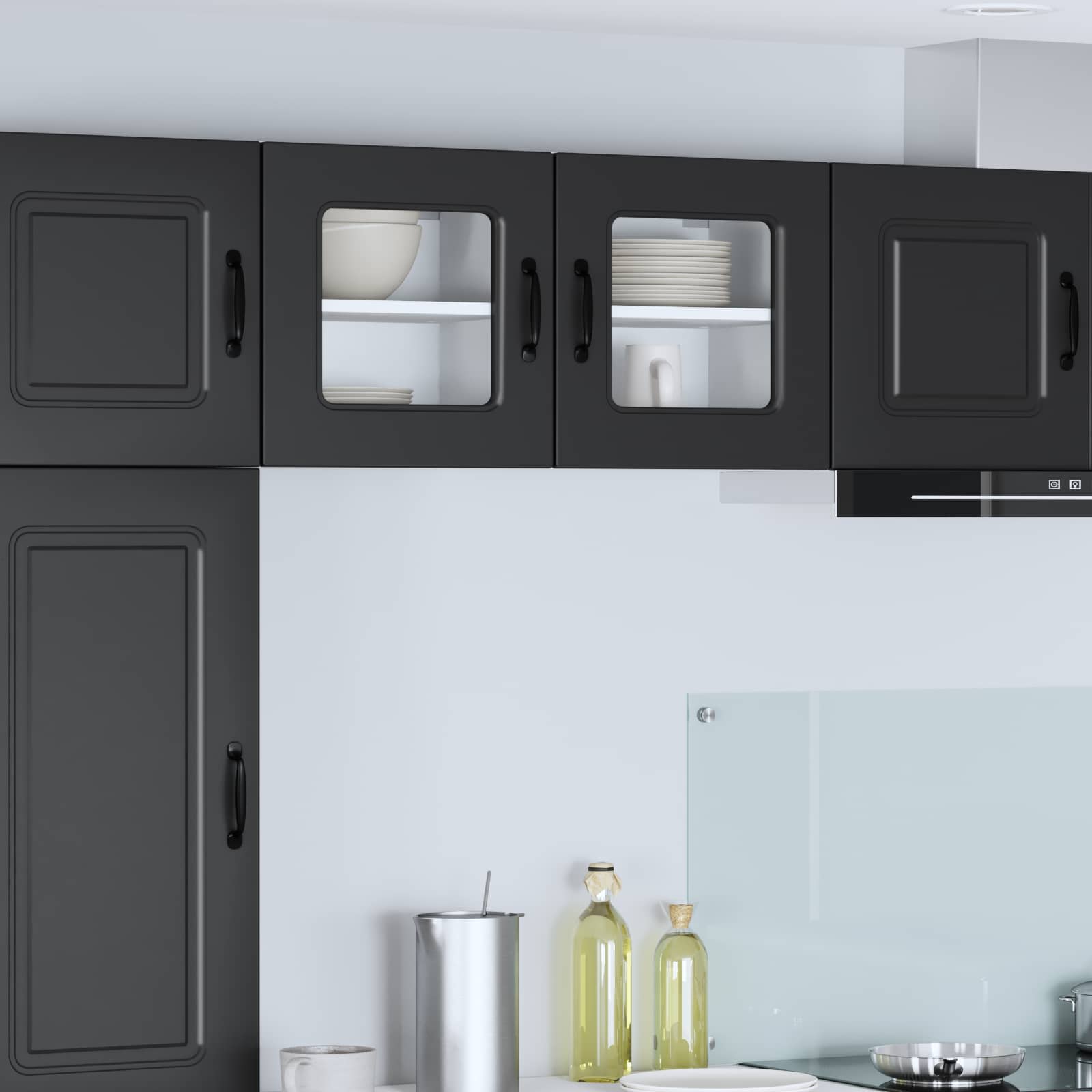 Kitchen Cabinet Kalmar Black 40 x 31 x 40 cm Engineered Wood