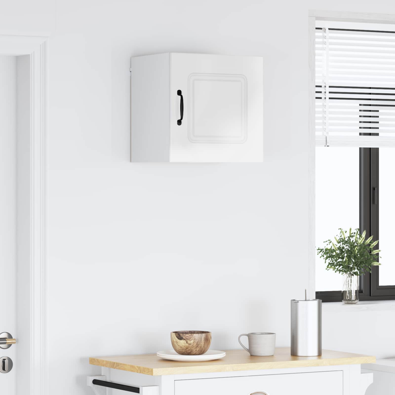 Kitchen Cabinet Kalmar High Gloss White 40 x 31 x 40 cm