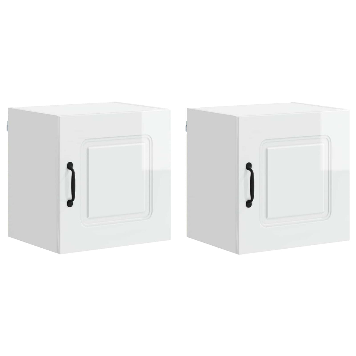 Kitchen Cabinet Kalmar 2 pcs High Gloss White 40 x 31 x 40 cm