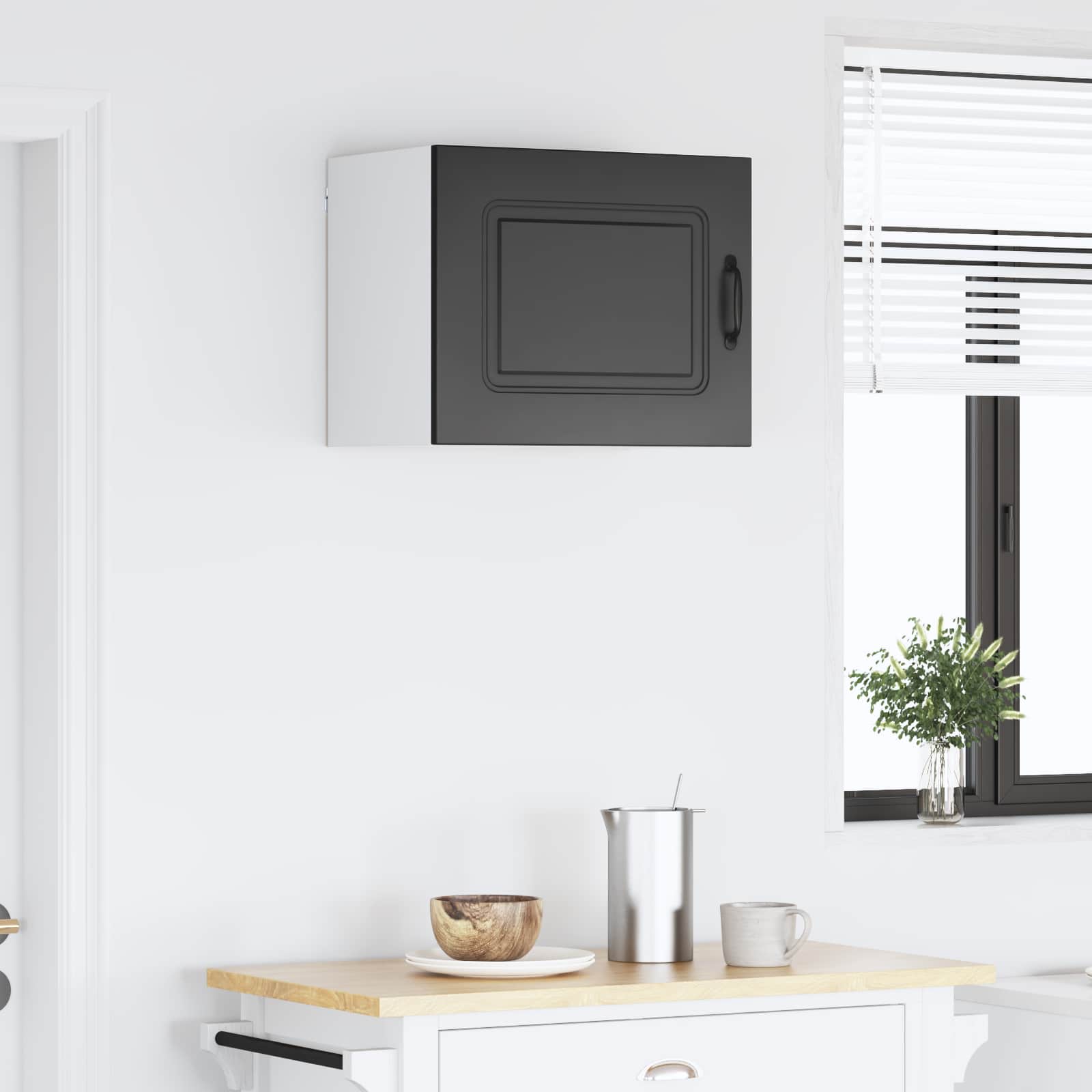 Dishwasher Panel Kalmar Black 50 x 31 x 40 cm Engineered Wood