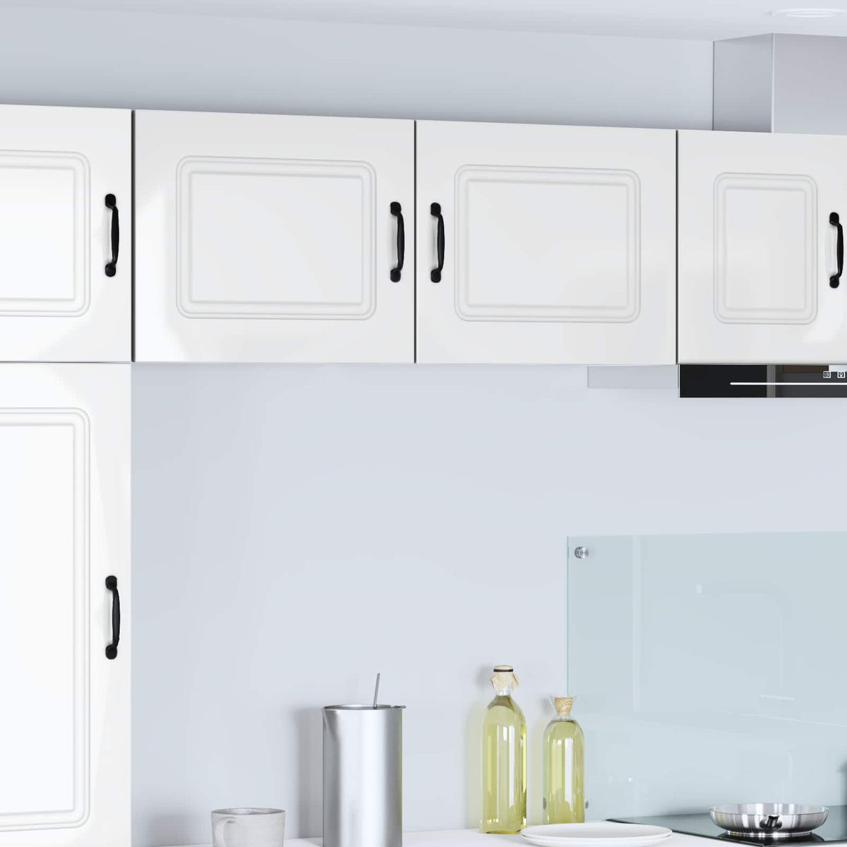 Kitchen Cabinet Kalmar 2 pcs High Gloss White 50 x 31 x 40 cm
