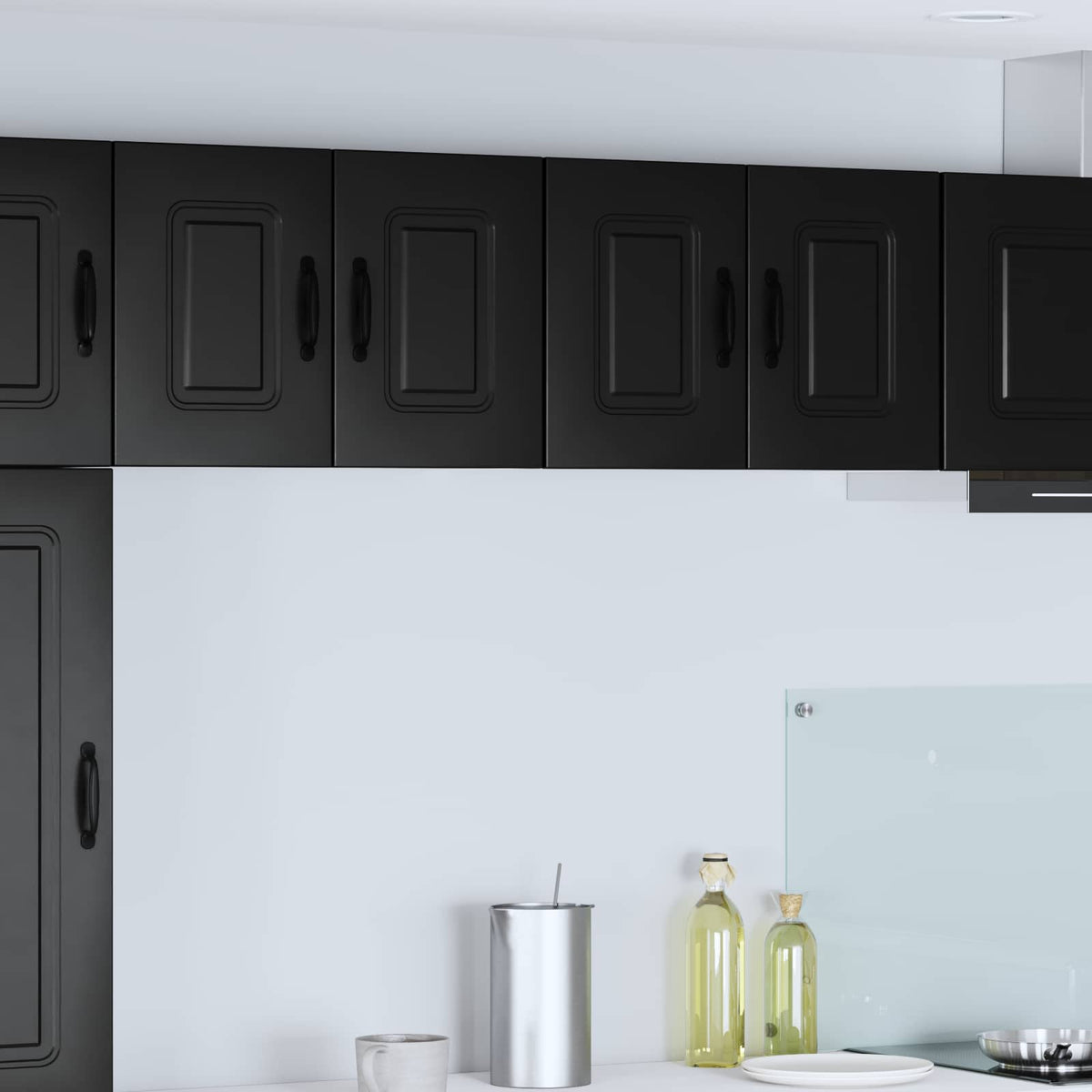 Dishwasher Panel Kalmar Black 60 x 31 x 40 cm Engineered Wood