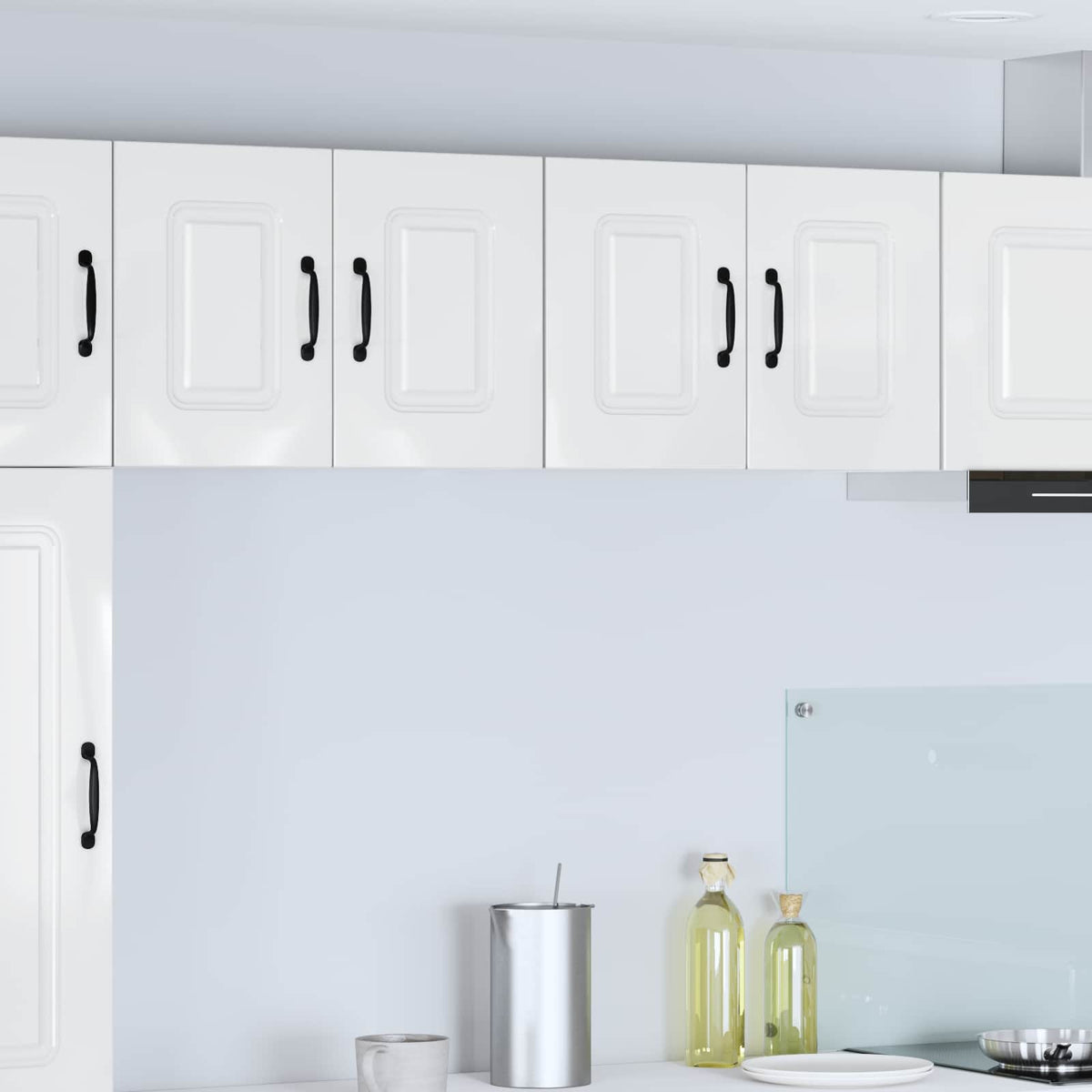 Kitchen Cabinet Kalmar 2 pcs High Gloss White 60 x 31 x 40 cm