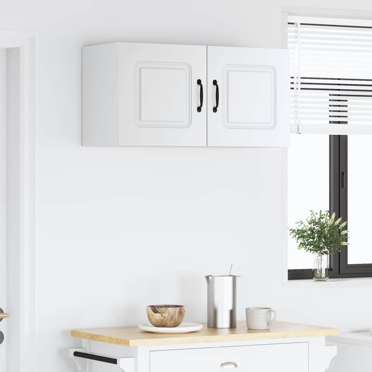 Kitchen Cabinet Kalmar White 80 x 31 x 40 cm Engineered Wood